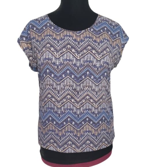 Geometric Aztec Top - Picture 1 of 6